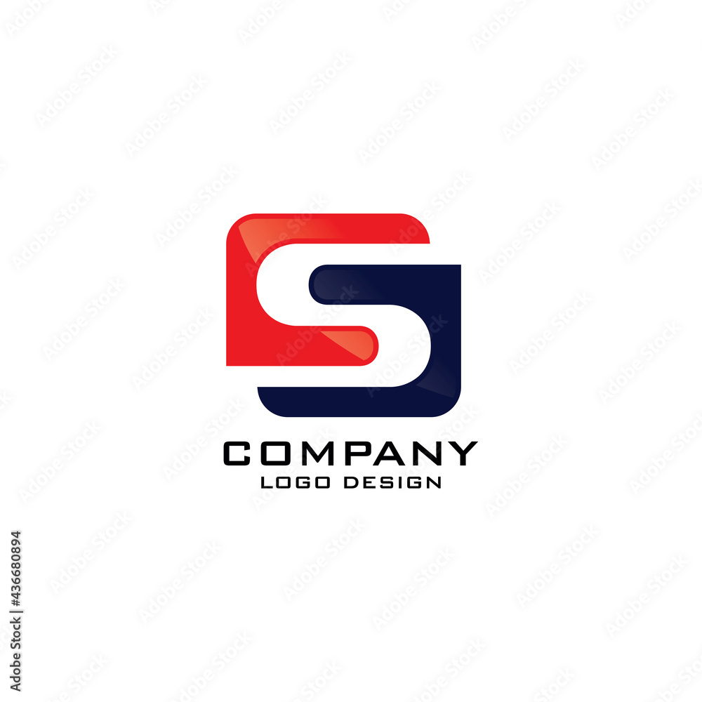 S Letter Abstract Company Logo Template S Letter Abstract Company Logo Template