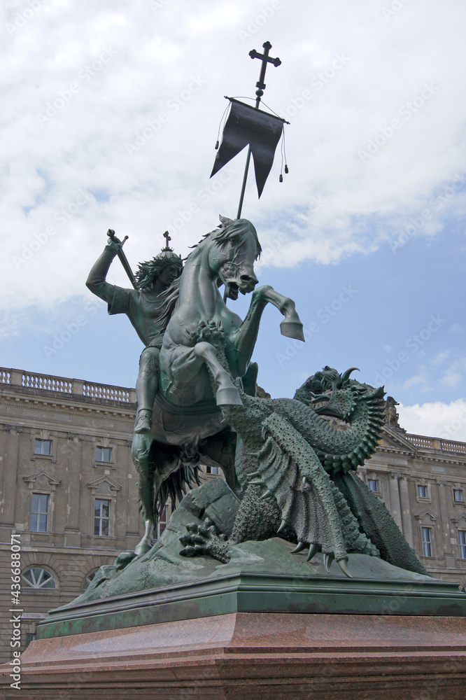 statue of saint george statue of saint george