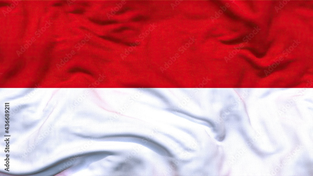 Monaco flag 4k Monaco flag 4k