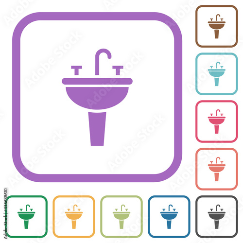 Sink simple icons