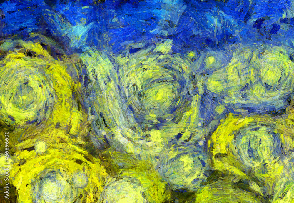 Abstract oil painting background Impressionist style illustrated to create designs. Abstract oil painting background Impressionist style illustrated to create designs.