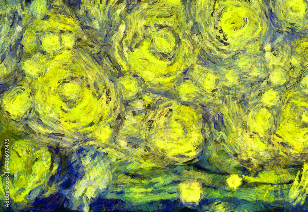Abstract oil painting background Impressionist style illustrated to create designs. Abstract oil painting background Impressionist style illustrated to create designs.