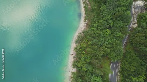 Aerial View on Bavaria Nature Lake Forest 4K