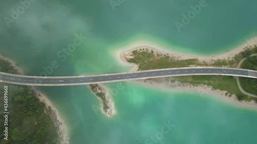 Aerial View on Bavaria Nature Lake Forest 4K