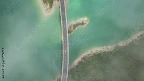 Aerial View on Bavaria Nature Lake Forest 4K