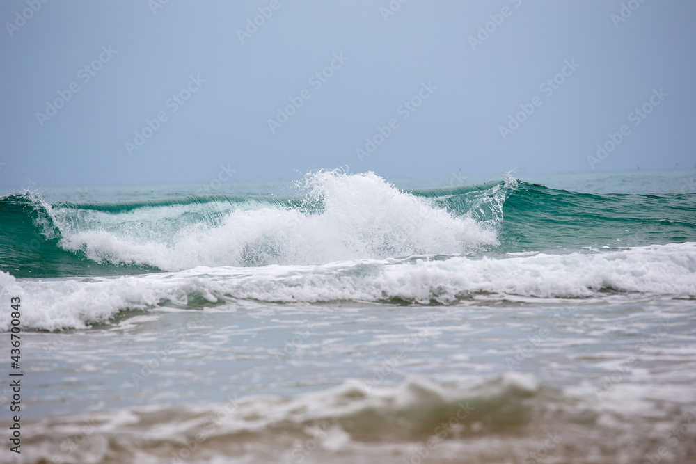 Blue sea wave, Abstract blue sea water with white wave for background Blue sea wave, Abstract blue sea water with white wave for background