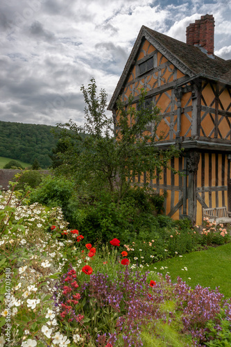 The sixteenth century gatehouse: a later addition to the medieval fortified manor of Stokesay Castle, Shropshire, UK
