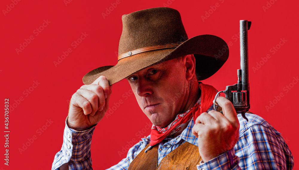 American bandit in mask, western man with hat. Man wearing cowboy hat, gun. West, guns. Portrait of a cowboy. American cowboy. Cowboy wearing hat. Western life. Guy in cowboy hat American bandit in mask, western man with hat. Man wearing cowboy hat, gun. West, guns. Portrait of a cowboy. American cowboy. Cowboy wearing hat. Western life. Guy in cowboy hat