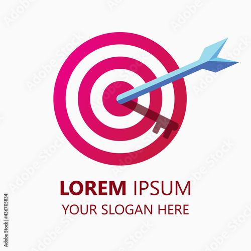 target logo design template. target illustration vector