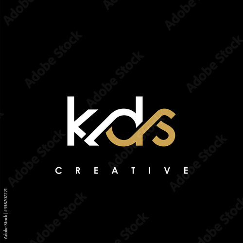 KDS Letter Initial Logo Design Template Vector Illustration