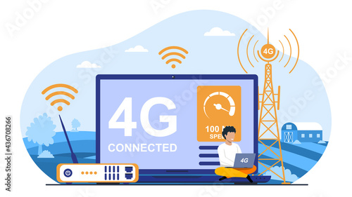 Modern high speed network wireless technology
