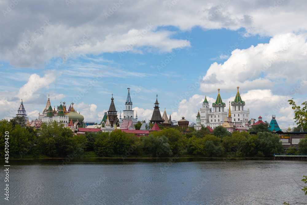 Panoramic view of the Izmaylovo (Izmailovsky) Kremlin Panoramic view of the Izmaylovo (Izmailovsky) Kremlin