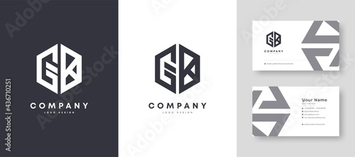 Flat minimal Colorful Initial GK KG Logo With Premium Corporate Stylish Business Card Design Vector Template for Your Company Business