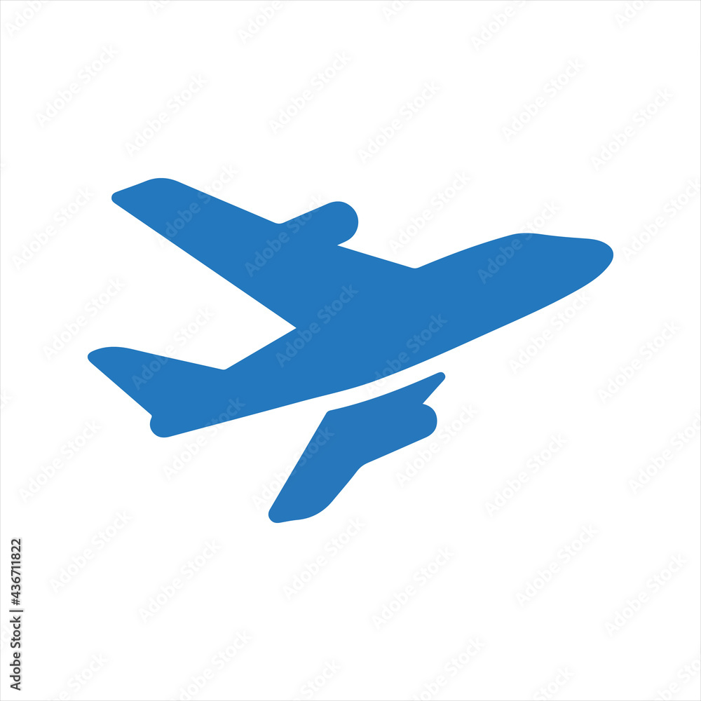 Obraz premium Plane icon. Vector and glyph