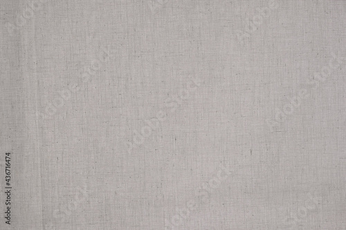  Natural gray flax or cotton background. Copy space.