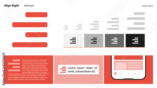 VA icon Set_align right(solid style)
