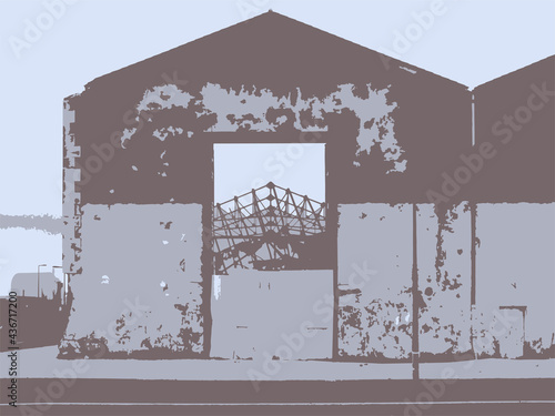Vieux hangar