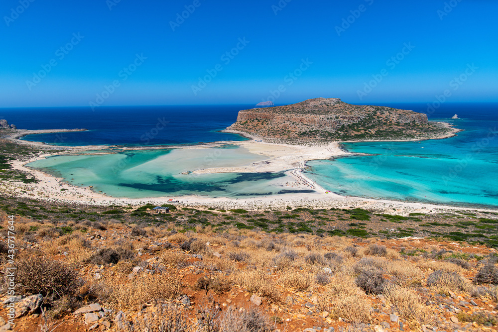 Balos Lagoon, Crete, Greece