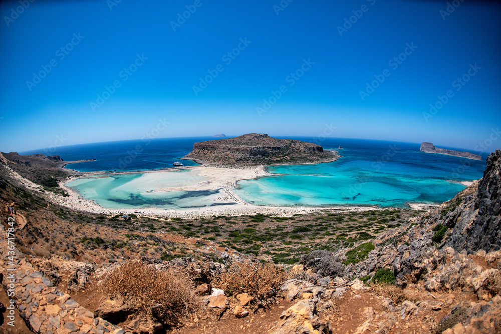 Balos Lagoon, Crete, Greece