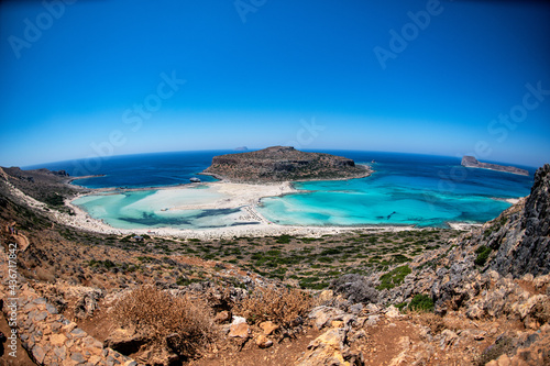 Obraz na płótnie Balos Lagoon, Crete, Greece w salonie