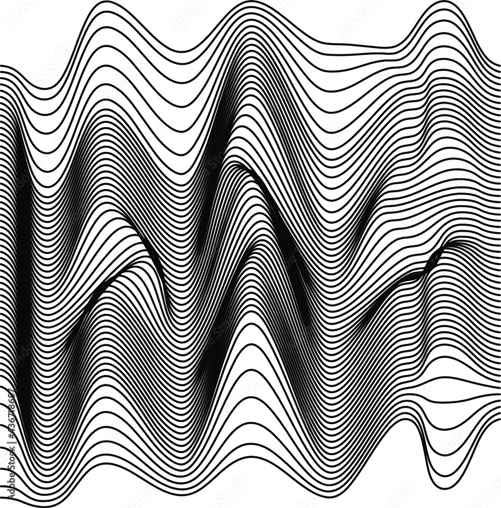 Procreate Wave line Stamps Procreate Wave line Stamps