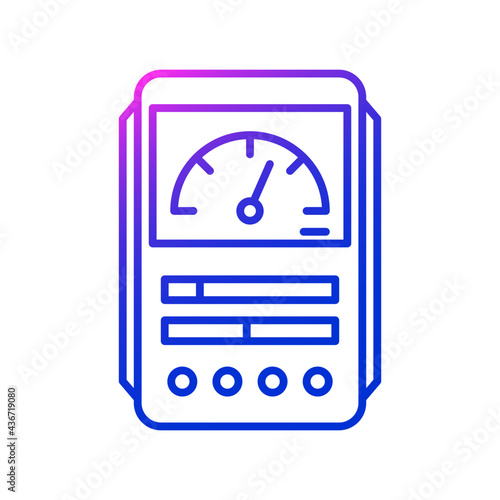Volt meter tool icon