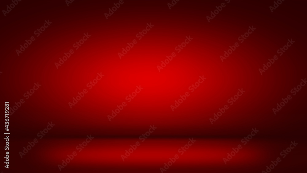 Red background abstract gradient spotlight room texture background. Studio backdrop wallpaper light room wall color red and empty space. Red background abstract gradient spotlight room texture background. Studio backdrop wallpaper light room wall color red and empty space.