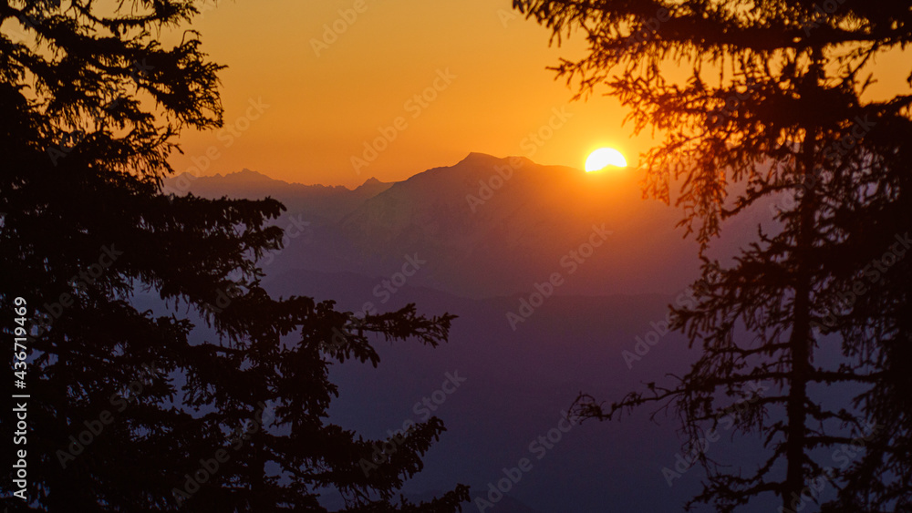 Fototapeta premium Massif de la Chartreuse.