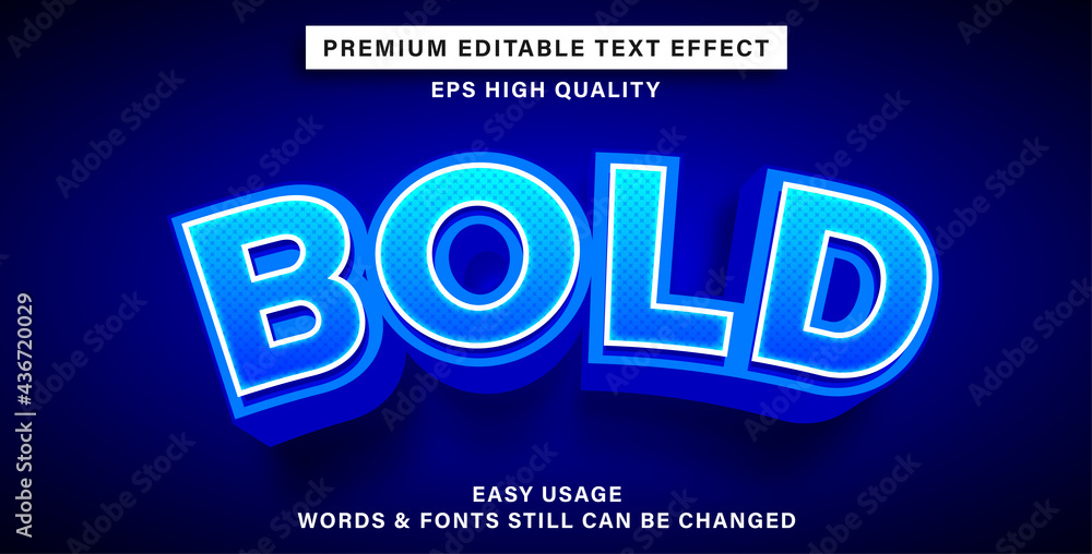 editable text effect style bold editable text effect style bold