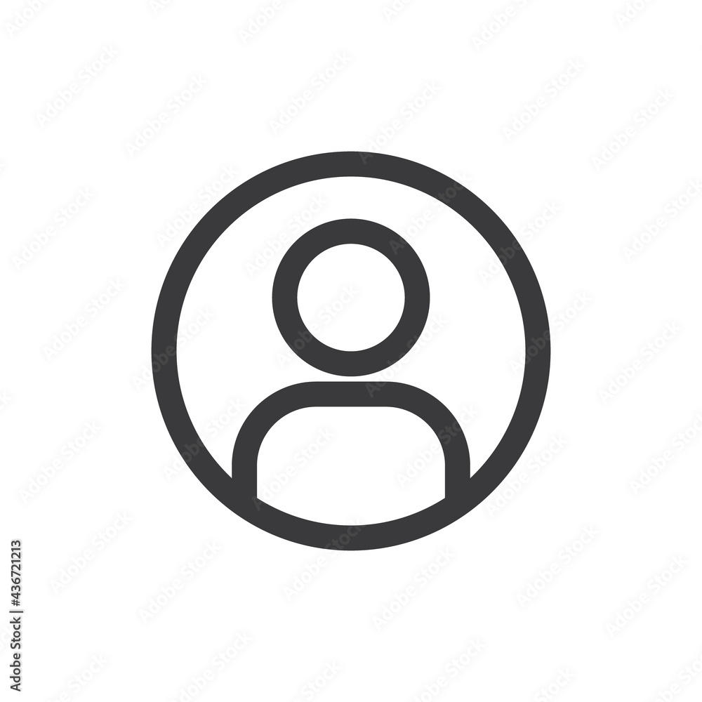 User icon. Human person symbol. Avatar log in vector sign User icon. Human person symbol. Avatar log in vector sign