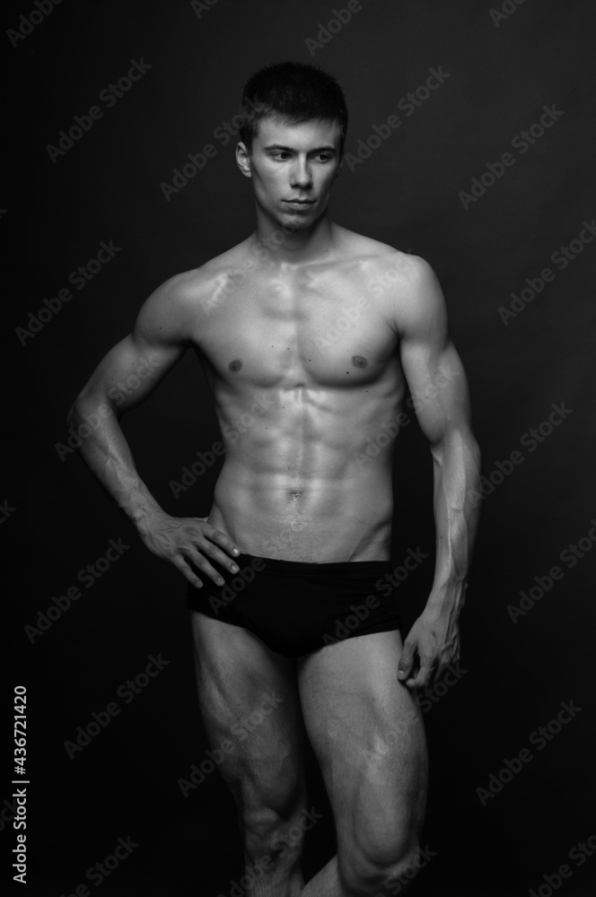Fitness male model in studio Fitness male model in studio