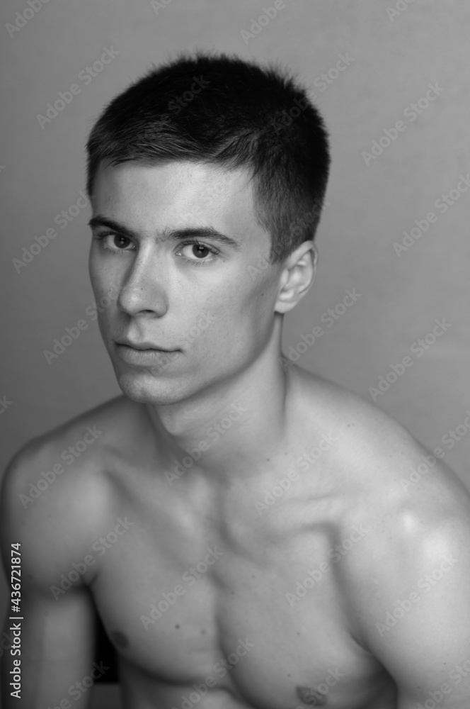 Portrait of bodybuilder Portrait of bodybuilder