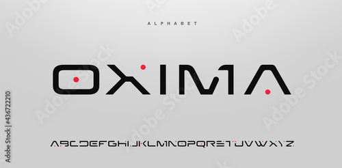 Sport Modern Alphabet Font. Typography urban style fonts for technology, digital, music, movie logo design