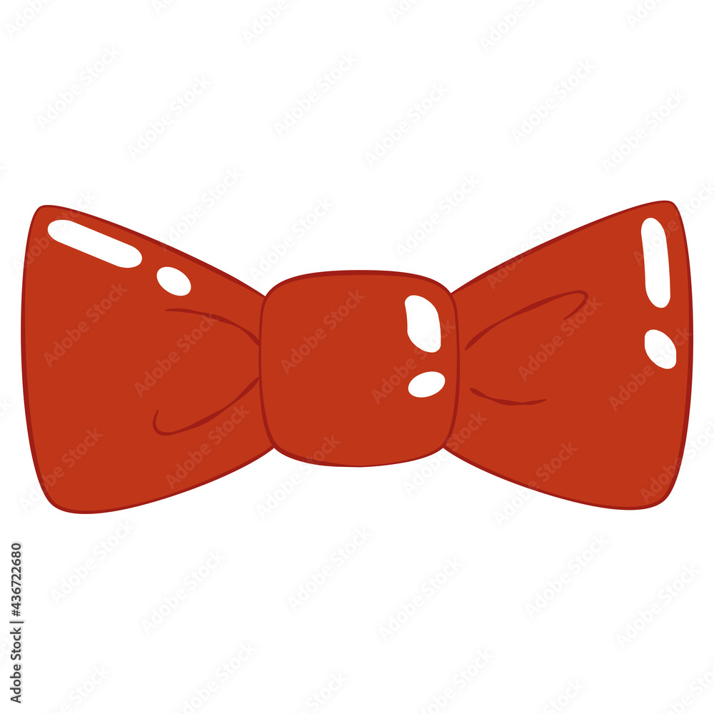 Isolated hipster trendy bowtie sketch Isolated hipster trendy bowtie sketch