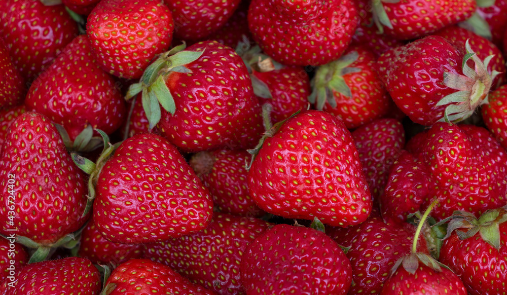 Fresh strawberries texture background - Delicios fruits and benefits Fresh strawberries texture background - Delicios fruits and benefits