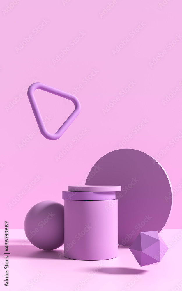 Still life creative map of 3D simulation scene Still life creative map of 3D simulation scene