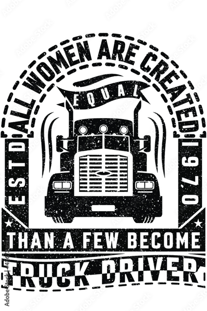 Truck silhouette vector T shirt Truck silhouette vector T shirt