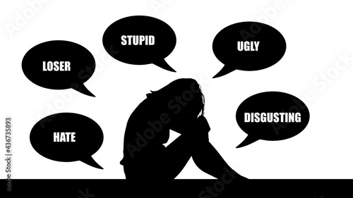 Hate messages, depression, psychological help