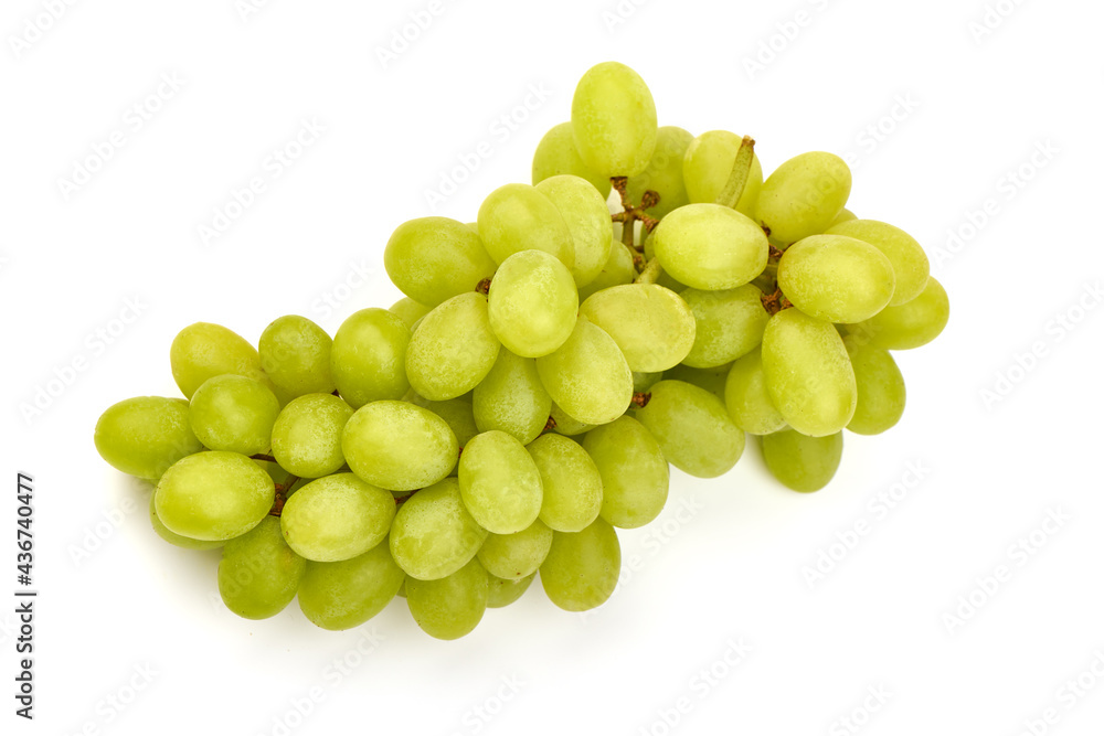 Green grape, isolated on white background. High resolution image. Green grape, isolated on white background. High resolution image.