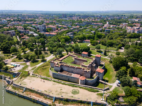 Aerial view of town of Vidin,  Bulgaria photo