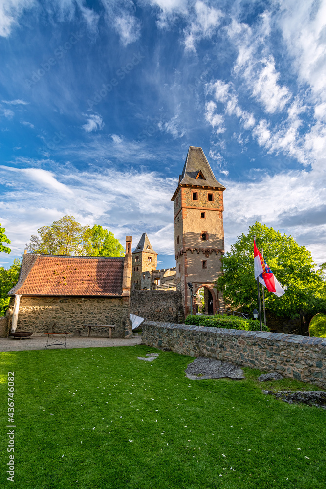 Frankenstein Castle in Muhltal near Darmstadt, Germany.