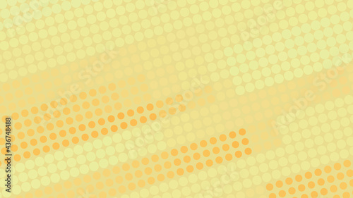 Abstract unsaturated pale yellow background with light orange dots. Vector graphic pattern