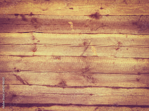 Wallpaper Mural Brown wood texture of natural wood from horizontal planks with knots. The background Torontodigital.ca