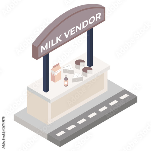 Milk Vendor

