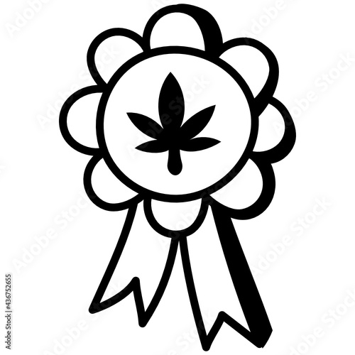 Marijuana Badge

