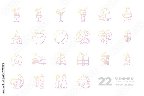 Summer Outline Icon