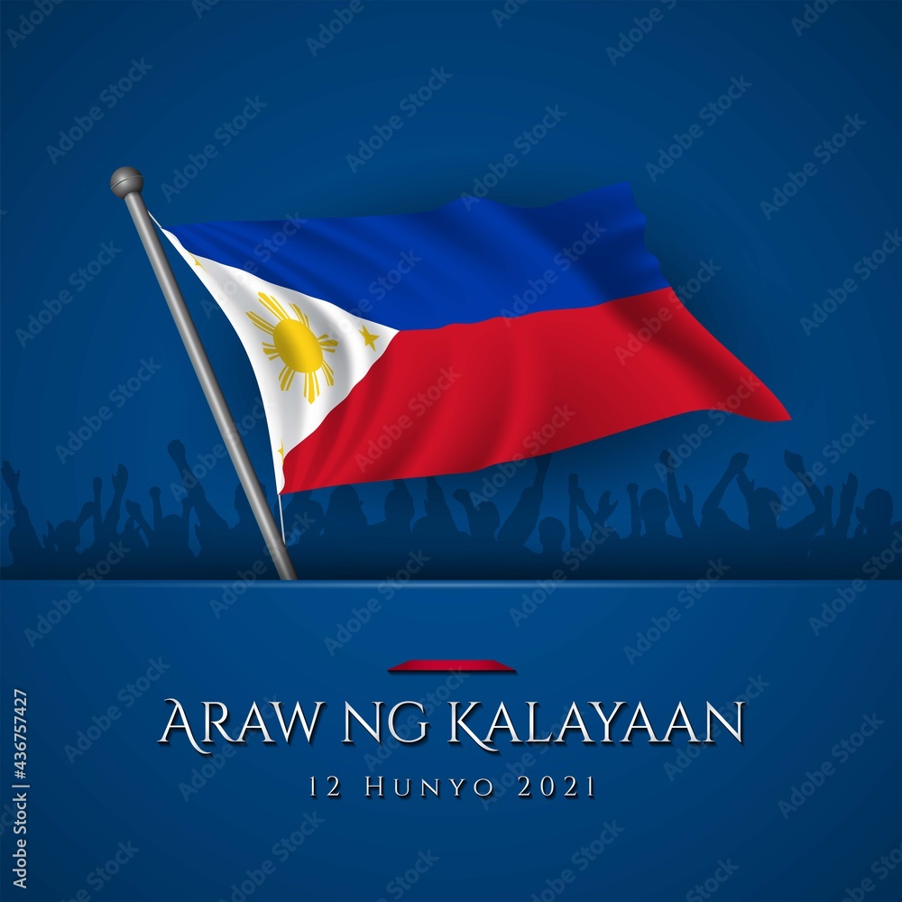 Philippines Independence Day Background Design. Vector Illustration