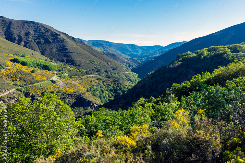 Mountain scenery in O Courel, Galicia, Spain
