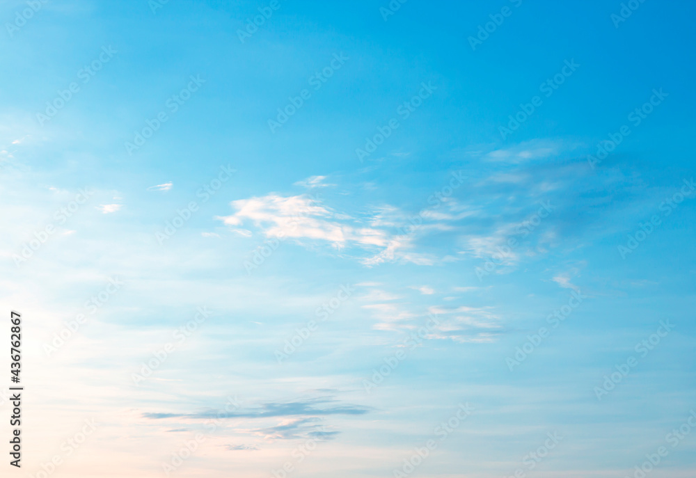 Fototapeta premium The vast blue sky and clouds sky