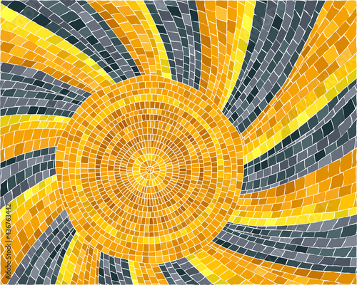 The sun mosaic